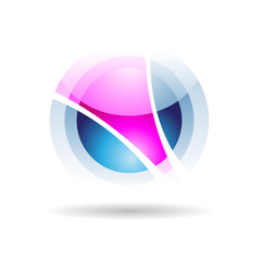 Transparent Ball Abstract Icon