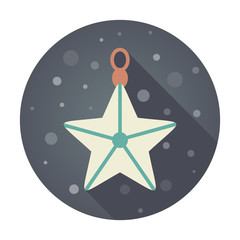 Christmas Star flat icon