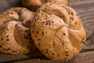 assortment of baked bread
