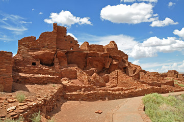 Wupatki Pueblo in Wupatki National Monument in Arizona