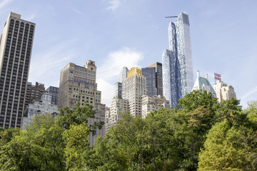 Fototapeta na wymiar View from Central Park