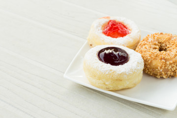 fresh baked donuts
