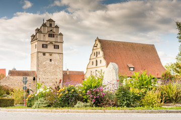 Medieval Watch Tower in Dinkelsbuehl