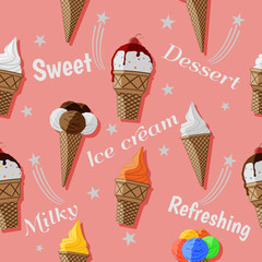 Ice cream celebration design