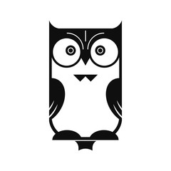Owl Black Silhouette