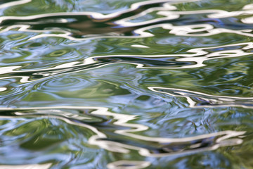 abstract surface of the water