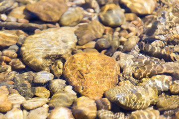 Stones in water Nature