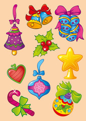 Vector Illustration Of Christmas Decoration