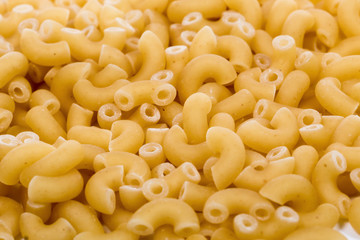 close up on pasta products