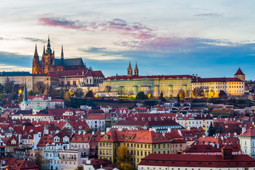Obraz premium Prague Castle at sunset - Czech republic