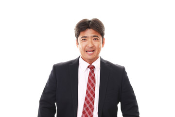 笑顔のビジネスマン