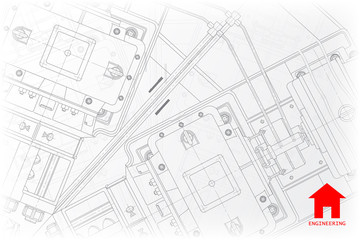 Vector architect background