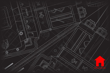 Vector architect background