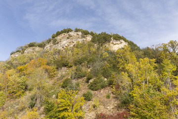 Fall Colored Rocky Hill