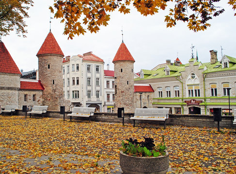 Viru Gate in Tallinn