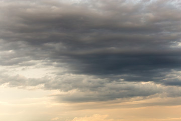 clouds in the sky as background