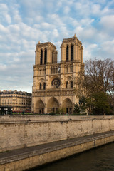 Fototapeta na wymiar the cathedral Notre Dame, Paris, France.