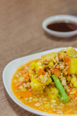 sweet corn spicy salad