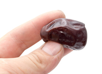sweet date in the hand