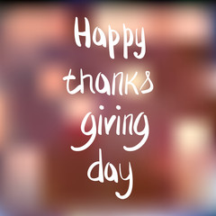 Happy thanksgiving day