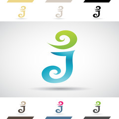 Logo Shapes and Icons of Letter J