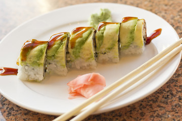 Eel Avacado Sushi
