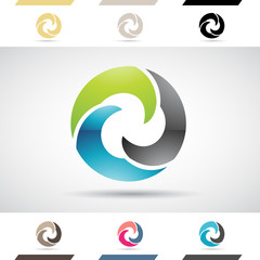 Logo Shapes and Icons of Letter O
