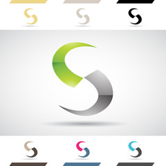 Logo Shapes and Icons of Letter S