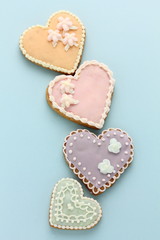 ハートのアイシングクッキー