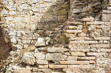 ruined wall