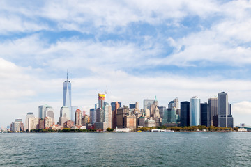 Fototapeta na wymiar Skyline von Lower Manhattan, New York City