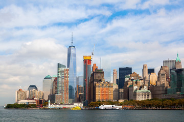 Fototapeta na wymiar Skyline von Lower Manhattan, New York City