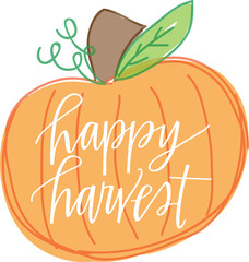 Happy Harvest Pumpkin