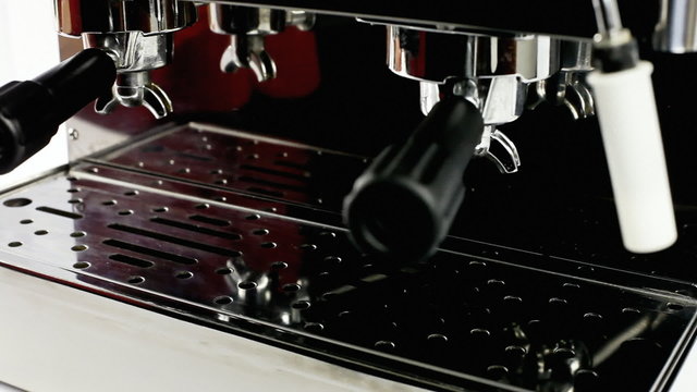 Coffee machine surface clean
