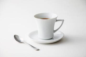 Cup of coffee isolated on white background