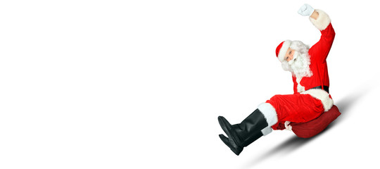 Glücklicher Weihnachtsmann