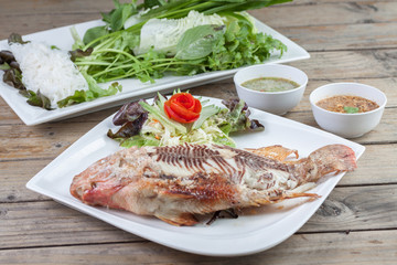 grilled fish