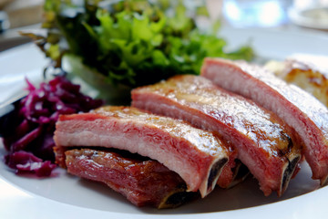 Grilled Ribs Steak