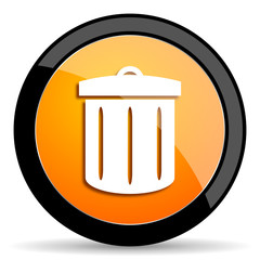 recycle orange icon