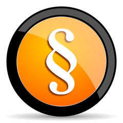 paragraph orange icon