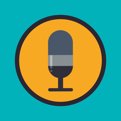 Microphone and radio