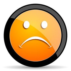 cry orange icon