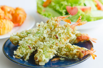 Fried shrimp. Food concept images