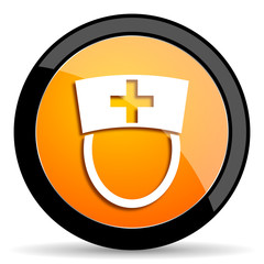 nurse orange icon