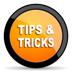 tips tricks orange icon