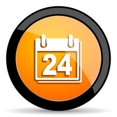 calendar orange icon