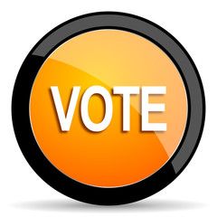 vote orange icon