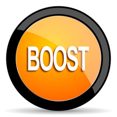 boost orange icon