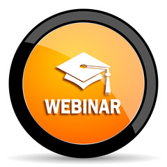 webinar orange icon