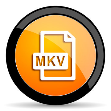 mkv file orange icon